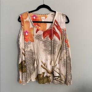 Chico’s Cold Shoulder Tee